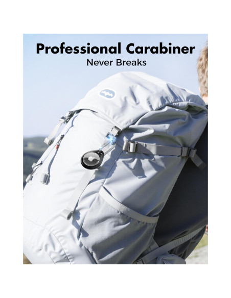 Soporte AirTag UNBREAKcable - 4 Fundas TPU Impermeables