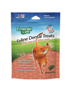 Galletas Dentales para Gatos Emerald Pet - Salmón 85 g