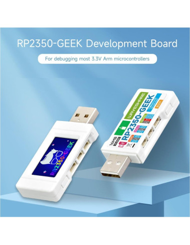 Placa de desarrollo Waveshare RP2350-GEEK con LCD 1.14"