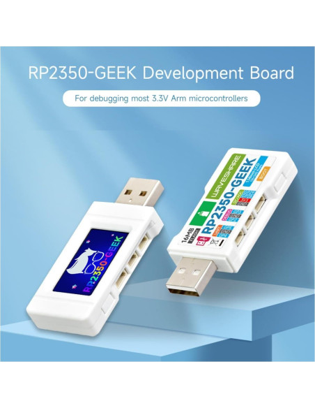 Placa de desarrollo Waveshare RP2350-GEEK con LCD 1.14"