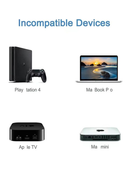 Adaptador HDMI a VGA Electronics Technology - 2 Paquete Negro