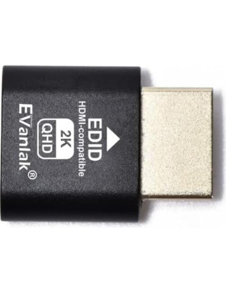 Adaptador HDMI Dummy Plug EVanlak 1080p 3 Pack - Virtual Display