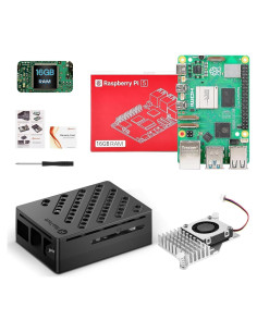 Kit Raspberry Pi 5 Vemico 16GB con Enfriador y Caja Protectora