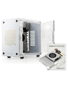 Caja Mini Torre ElectroCookie para Raspberry Pi 5 con Enfriador