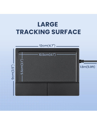 Touchpad USB Perixx PERIPAD-504 Grande Multi-Touch