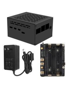Geekworm X1205 UPS HAT para Raspberry Pi 5 - 5V 6A