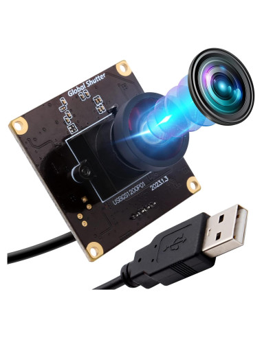 Cámara USB IFWATER 2MP 90fps Obturador Global 1200P