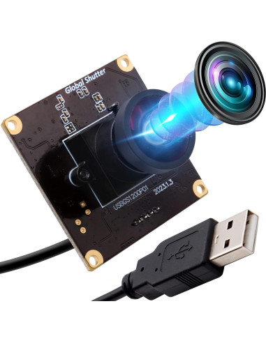 Cámara USB IFWATER 2MP 90fps Obturador Global 1200P