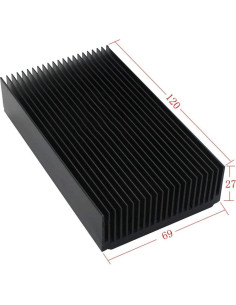 Disipador de Calor de Aluminio Easycargo 120mm para Electrónica 2