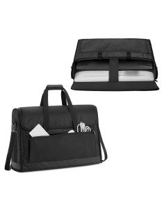 Funda Acolchada para Monitor Trunab 24" Negro - Soporta 2 Pantallas