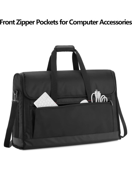 Funda Acolchada para Monitor Trunab 24" Negro - Soporta 2 Pantallas