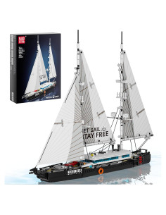 Mould King Velero Moderno 10194 - Kit de Construcción 893 Pcs