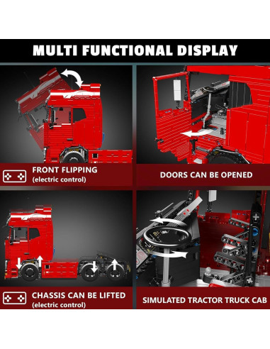 Mould King 19015S Camión Tractora RC 4868 Piezas Motor Control