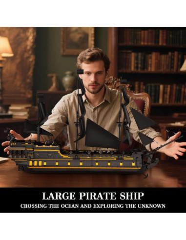 Bloques de Construcción Mould King 13186 Barco Pirata 5266PCS