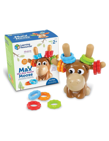Juguete de Motricidad Fina Learning Resources Max el Alce - 13 Piezas