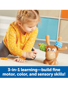 Juguete de Motricidad Fina Learning Resources Max el Alce - 13 Piezas 2