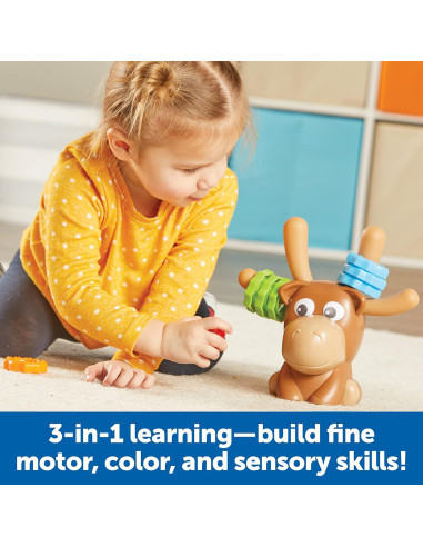 Juguete de Motricidad Fina Learning Resources Max el Alce - 13 Piezas
