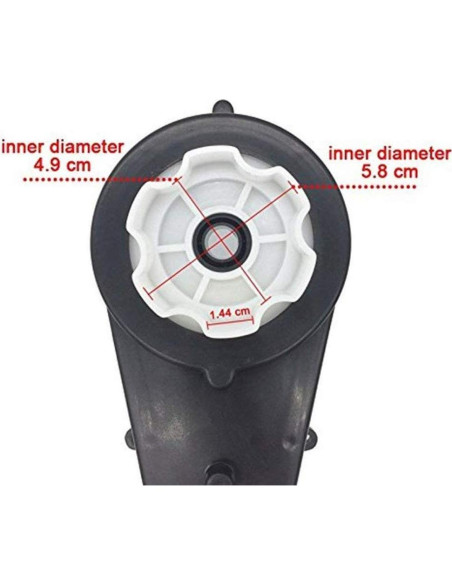 Motor de Corriente Continua 24V 30000RPM WEELYE con Caja de Engranajes