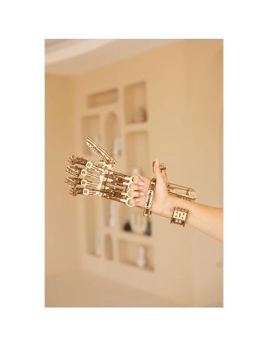 Mano Robótica DIY Wood Trick - Rompecabezas 3D de Madera