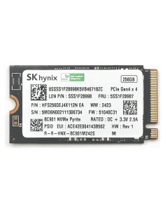 SSD NVMe 256GB ElectroCookie para Raspberry Pi 5 - PCIe Gen4 2242