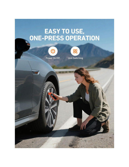 Medidor de Presión de Neumáticos Digital AstroAI 3-300 PSI