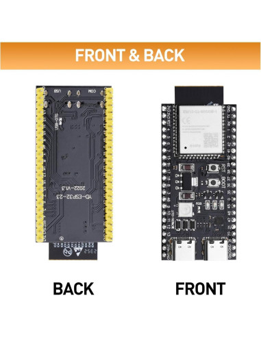 Placa de Desarrollo Aideepen ESP32 S3 DevKitC1 N16R8 Wi-Fi BT