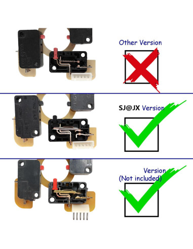 Kit de Juego Arcade DIY SJ@JX 2 Jugadores USB Sin Retraso