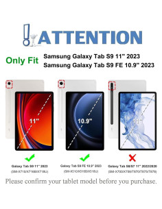 Funda con Teclado Samsung Galaxy Tab S9 FE 10.9" 2023 - Negro 2