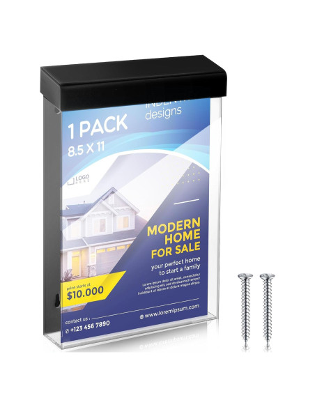 Soporte de Folletos Acrílico Thyle 21.6x27.9cm Impermeable