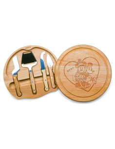 Conjunto de Tabla de Cortar y Herramientas de Queso Disney Mickey y Minnie - Picnic Time