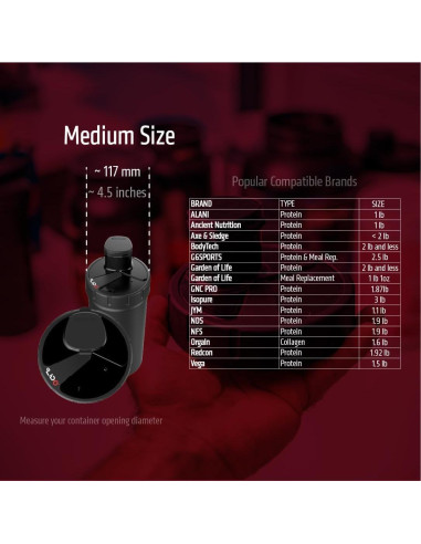 Dispensador de Proteína MyLidO Universal 70 CC Libre BPA