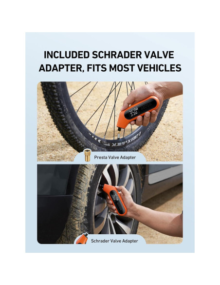 Medidor de Presión de Neumáticos Digital AstroAI 3-300 PSI