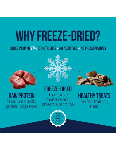 Golosinas Liofilizadas para Perros Stewart Hígado de Res 56.7g