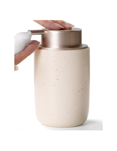 Dispensador de Jabón Espumoso BosilunLife Cerámica Albaricoque