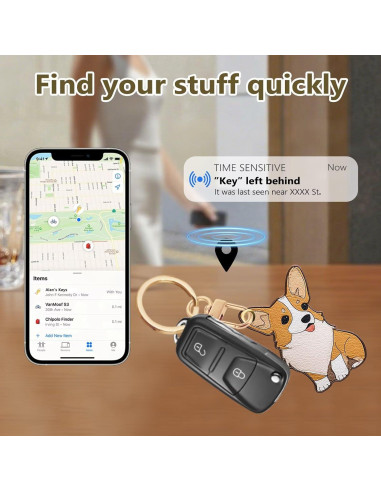 Funda de llavero de cuero PU Genérico para GPS y tarjetas 8.9 cm