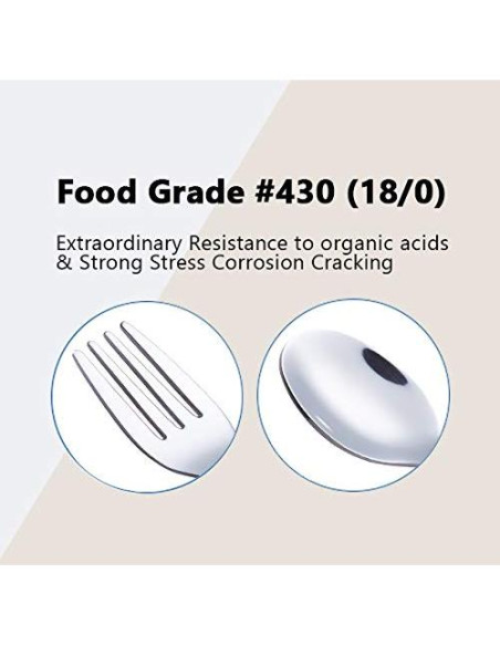 Juego de Cubiertos para Niños ANNOVA 12 Piezas Acero Inoxidable