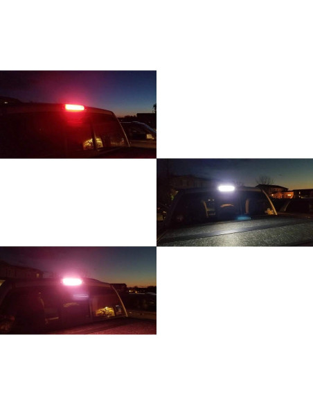 Luz de Tercera Freno LED iJDMTOY Ahumada para Toyota Tundra 2000-2006