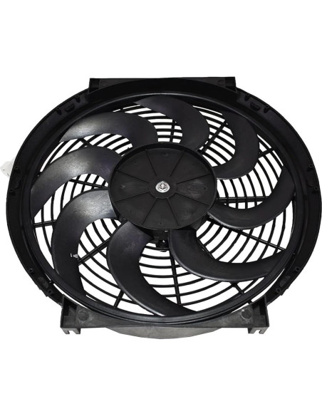 Ventilador Eléctrico Universal A-Team 14" 12V 2400 CFM