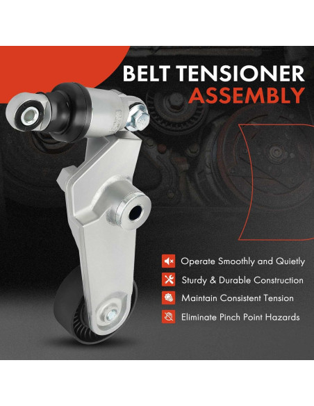 Conjunto de tensores de correa A-Premium para Chevrolet, Toyota