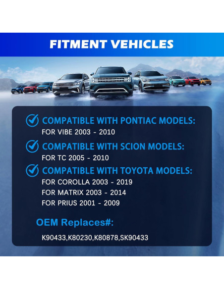 2 Piezas Enlaces de Barra Estabilizadora Usucrre K80230 para Toyota