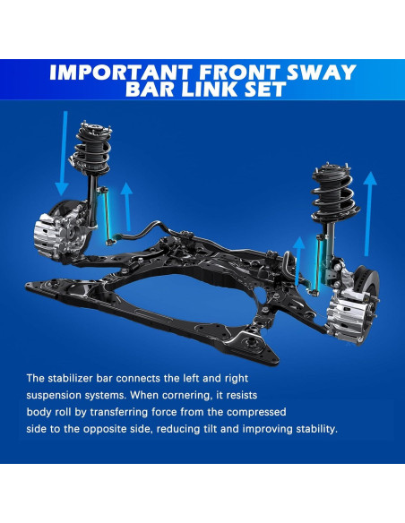 2 Piezas Enlaces de Barra Estabilizadora Usucrre K80230 para Toyota