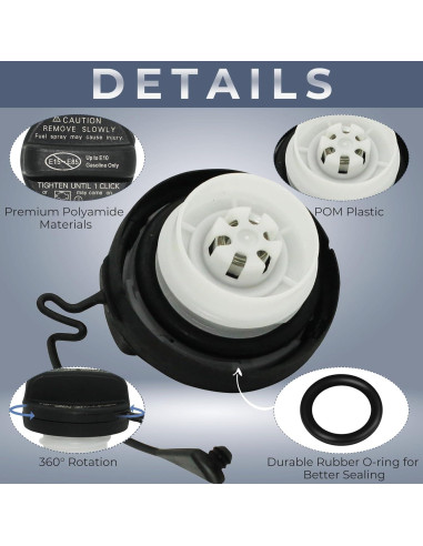 Tapa de Gas Manymiba 77300-06040 para Toyota y Lexus