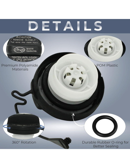 Tapa de Gas Manymiba 77300-06040 para Toyota y Lexus