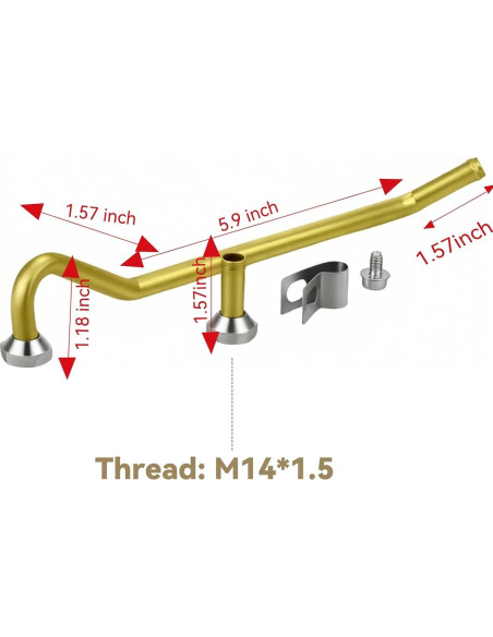 Conectores de Línea de Aceite H-Jun para Toyota 3.5L V6