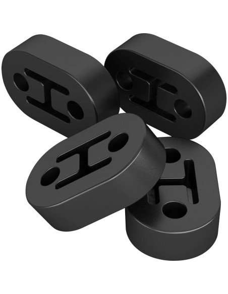Soporte de goma para escape LCGP 4PCS 2 agujeros 1.14 cm