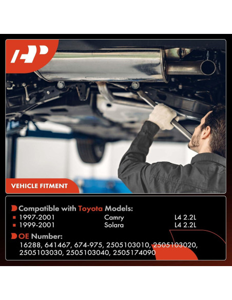 Convertidor Catalítico A-Premium para Toyota Camry 2.2L 1997-2001