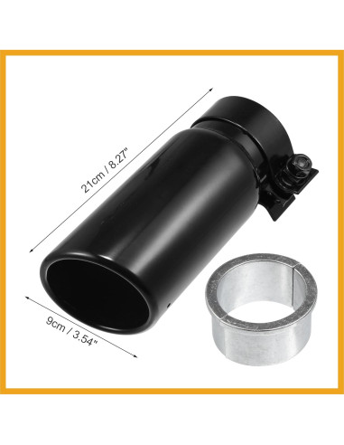 Tubo de Extensión de Escape Acero Inoxidable Partuto para Toyota Tacoma 2018-2023