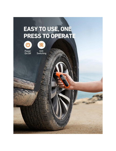 Medidor de Presión de Neumáticos Digital AstroAI 3-300 PSI