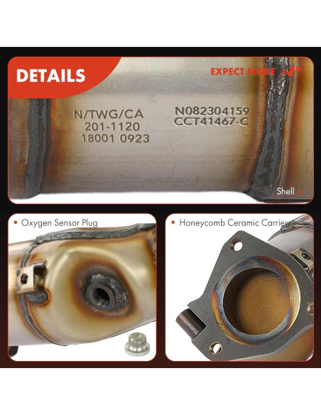 Convertidor Catalítico A-Premium para Toyota Camry 2.2L 1997-2001