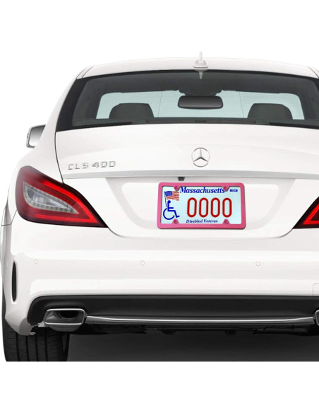 Marco de Placa de Licencia BGGTMO Rosa - Metal Aluminio, 2 Piezas